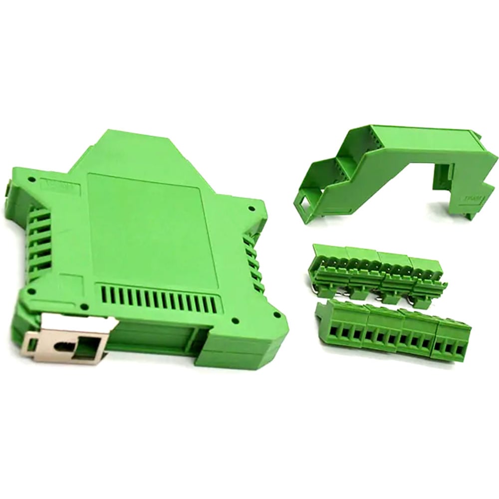 Изображение товара Корпус пластиковый SZOMK PA66 на DIN-рейку 110x100x17, IP54, зеленый