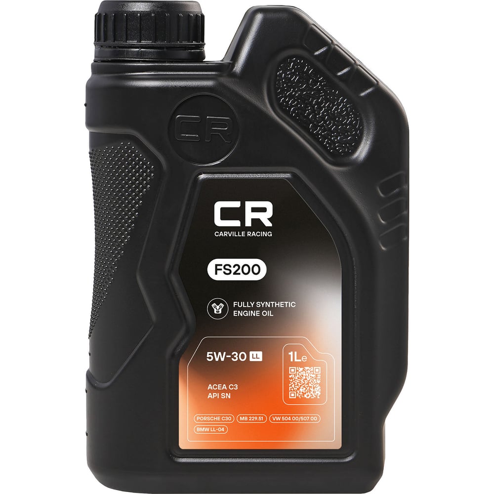 Изображение товара Моторное масло CARVILLE RACING FS200 5W-30 LL 1 литр синтетическое для дизельных и газовых двигател