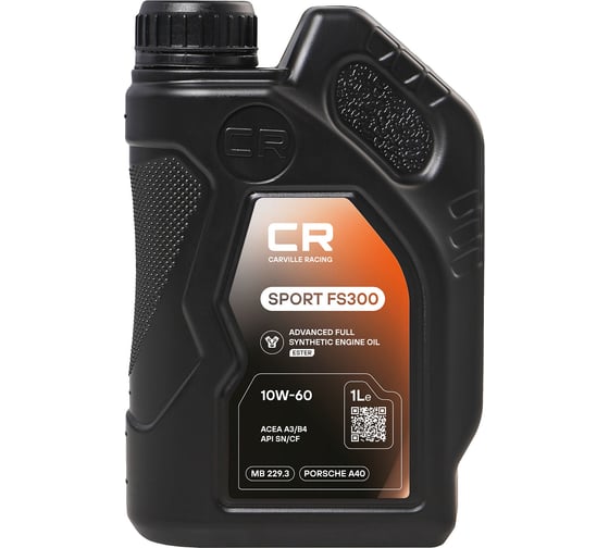 Изображение товара Масло моторное CARVILLE RACING SPORT FS300 10W-60 1L L1D00104