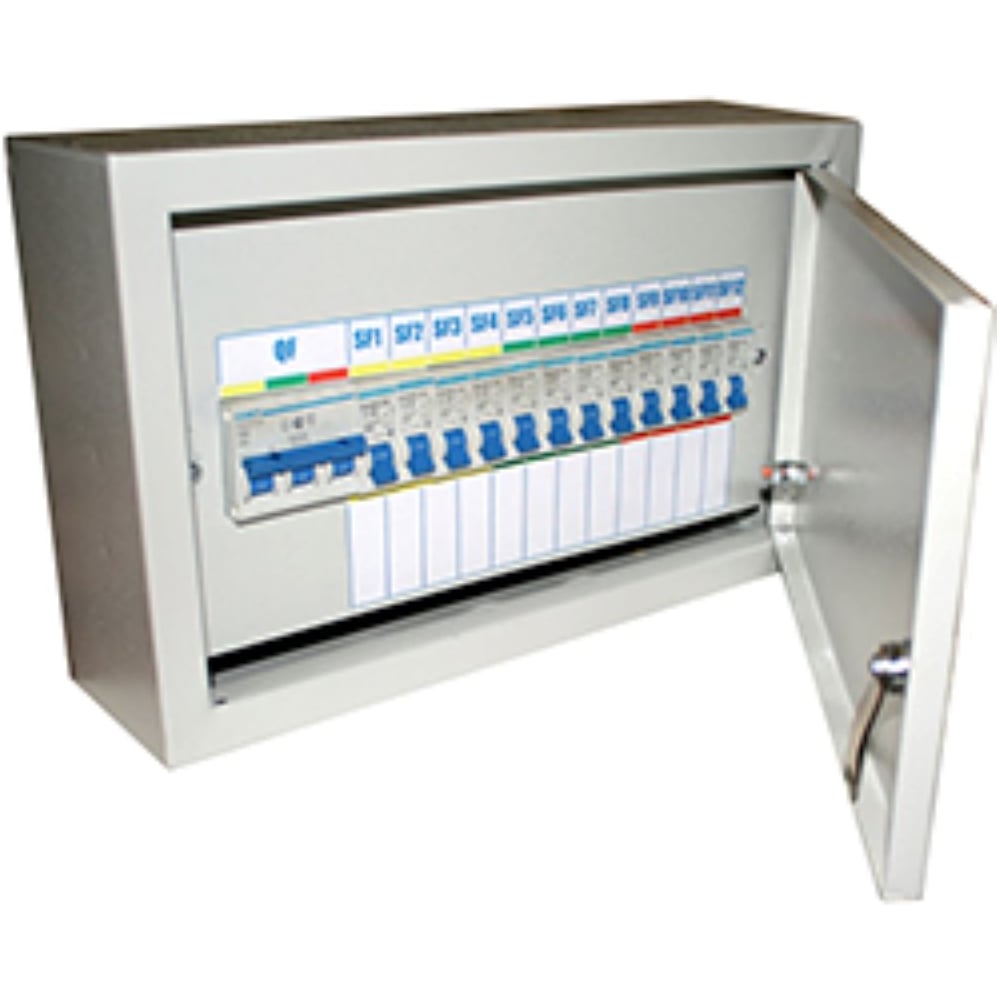 Изображение товара Щиток осветительный навесной Электротехник ОЩВ-12 УХЛ4 100/16А IP31