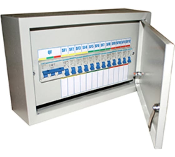 Изображение товара Щиток осветительный навесной Электротехник ОЩВ-12 УХЛ4, 100/16А, IP31, ET543094