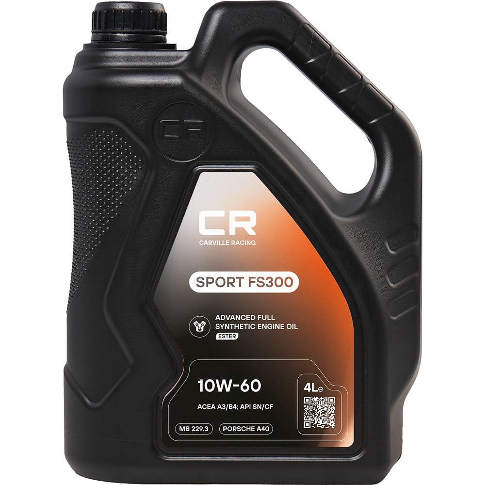 Изображение товара Масло моторное CARVILLE RACING SPORT FS300 10W-60 4L
