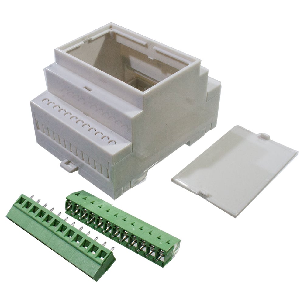 Изображение товара Пластиковый корпус на DIN-рейку SZOMK 71x90.2x57.5 мм белый