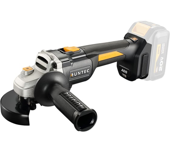 Изображение товара Шлифмашина угловая аккумуляторная RUNTEC PRO 125 мм, 20В, 900Вт RT-AG900W