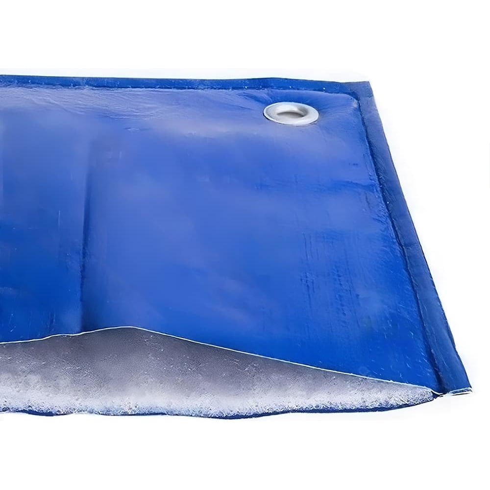 Изображение товара Утепленный зимний тент ЯрПолог 4х6м с люверсами водонепроницаемый синий