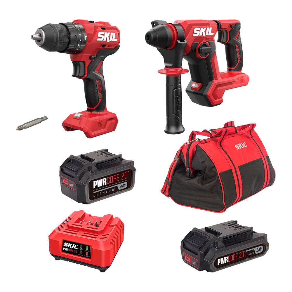 Изображение товара Аккумуляторная ударная дрель-шуруповерт SKIL HD6280+ с комплектом и аккумуляторами