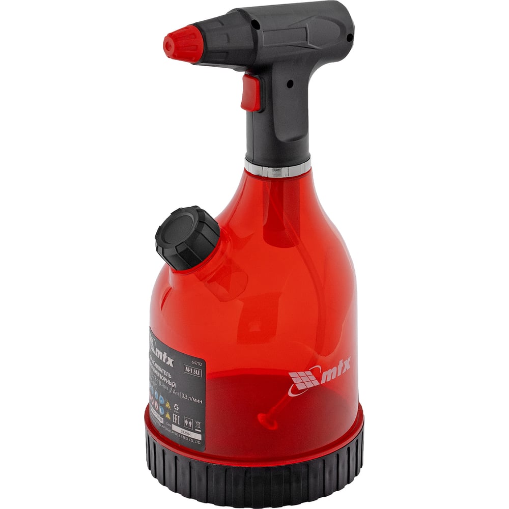 Изображение товара Опрыскиватель аккумуляторный MTX M-1,5LI, 1,5 л, 3,7 В, 2 Ач 64792
