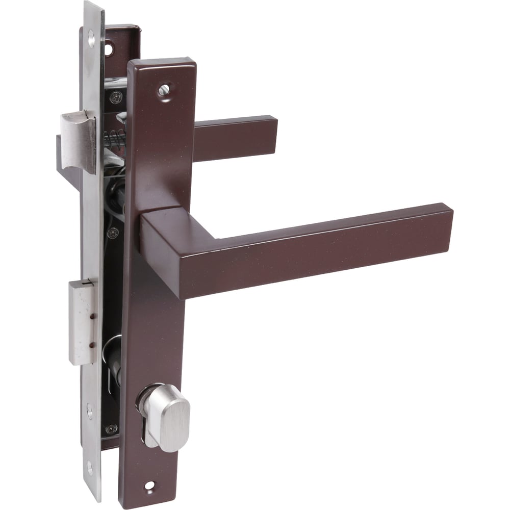 Изображение товара Врезной замок Стандарт 8520.02.8017 коричневый с ключ-вертушкой