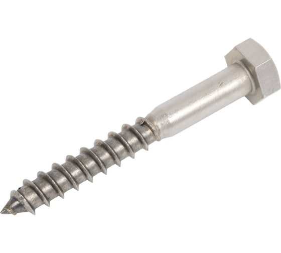 Изображение товара Шуруп Госкреп DIN 571 нерж. 10х80, 2 шт, тк=10, 14-0022099