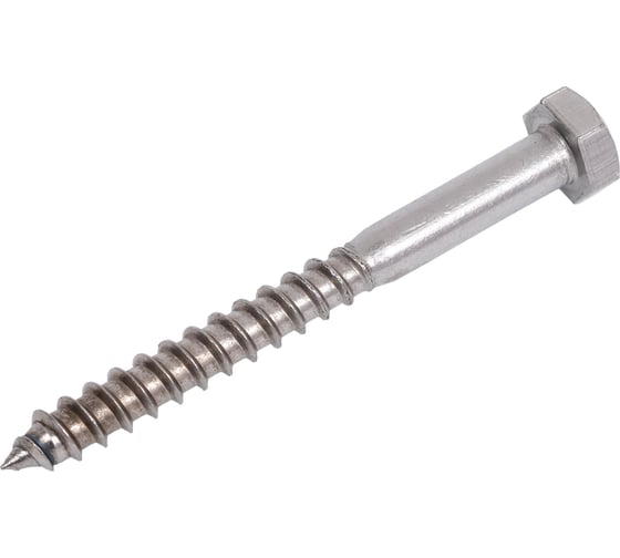 Изображение товара Шуруп Госкреп DIN 571 нерж. 6х60, 8 шт, тк=10, 14-0022093