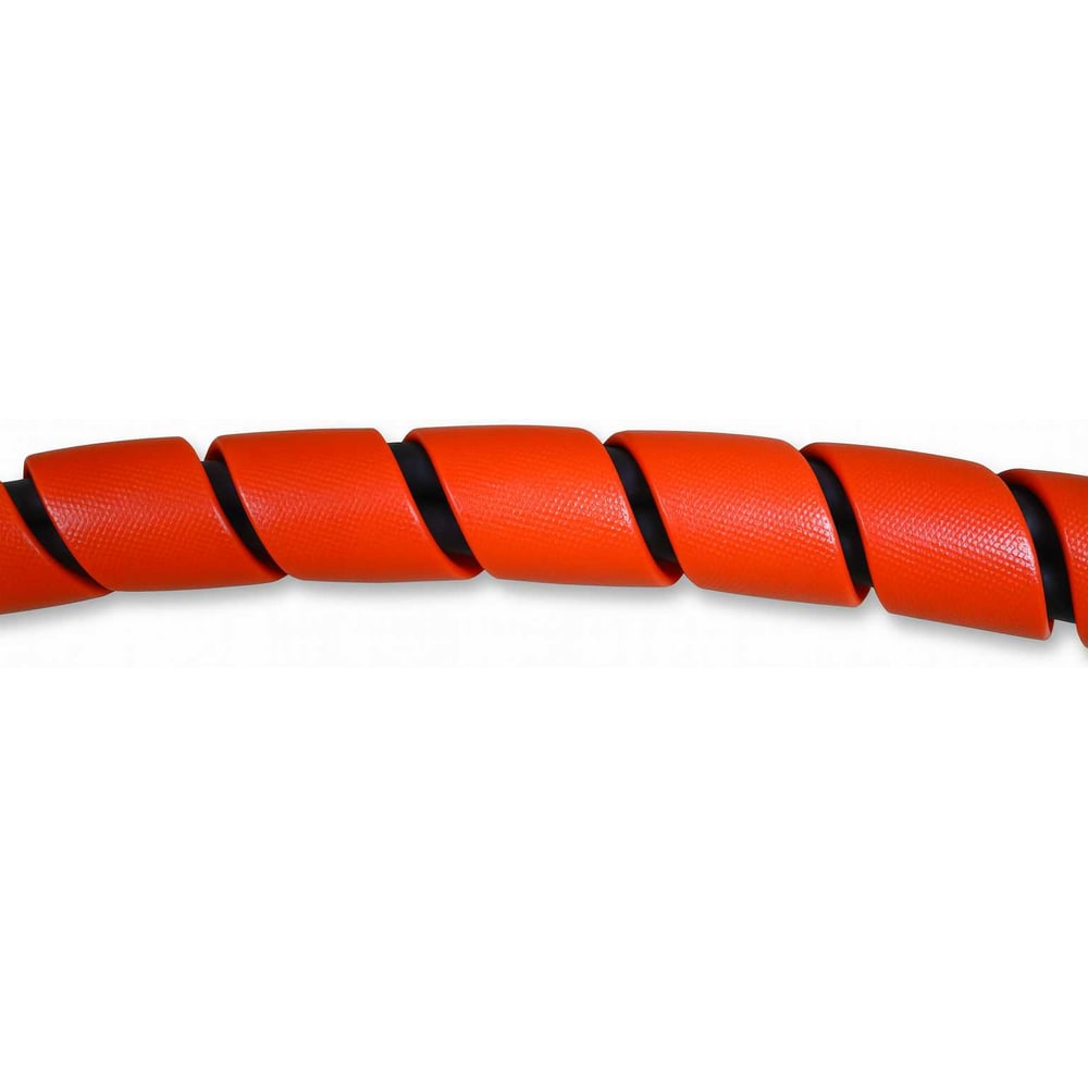 Изображение товара Спиральная пластиковая защита PARLMU HPS-8-C13 - полипропилен высокой очистки, размер 8, выпуклая поверхность, цвет красный, длина отрезка 2м PR2800100