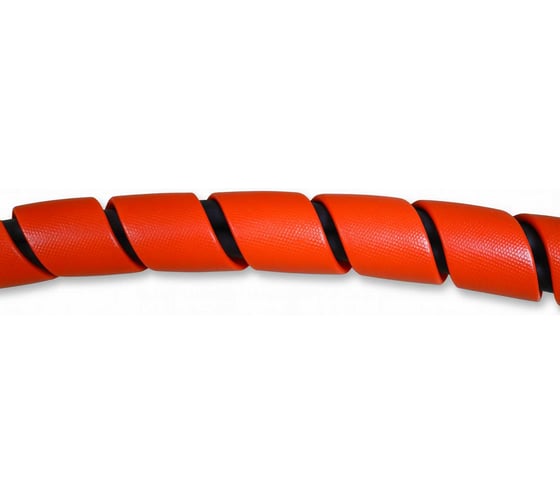 Изображение товара Спиральная пластиковая защита PARLMU HPS-8-C13 - полипропилен высокой очистки, размер 8, выпуклая поверхность, цвет красный, длина отрезка 2м PR2800100