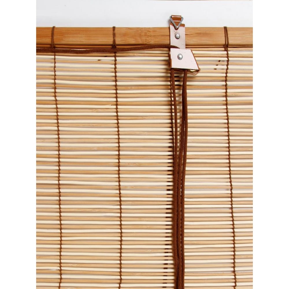Рулонная штора Эскар натуральная бамбуковая рулонная штора эскар