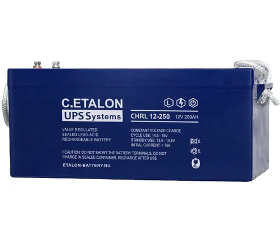 Изображение товара Аккумулятор Etalon Battery C.ETALON (12В / 200 Ач) CHRL 12-250