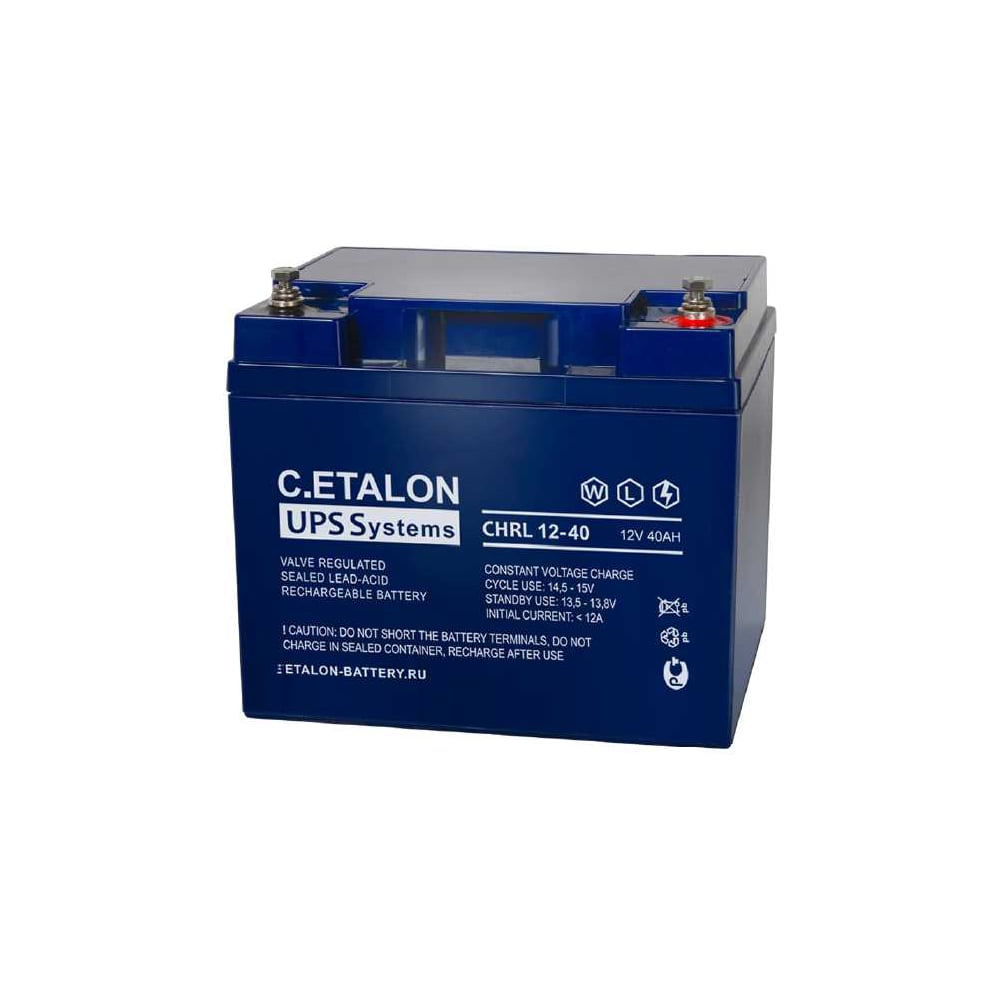Изображение товара Аккумулятор Etalon Battery C.ETALON 12В 40 Ач с технологией AGM