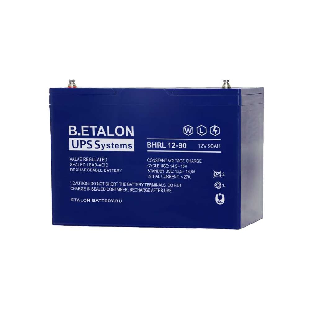 Изображение товара Аккумуляторная батарея Etalon Battery B.ETALON BHRL 12-90 12В 90Ач AGM