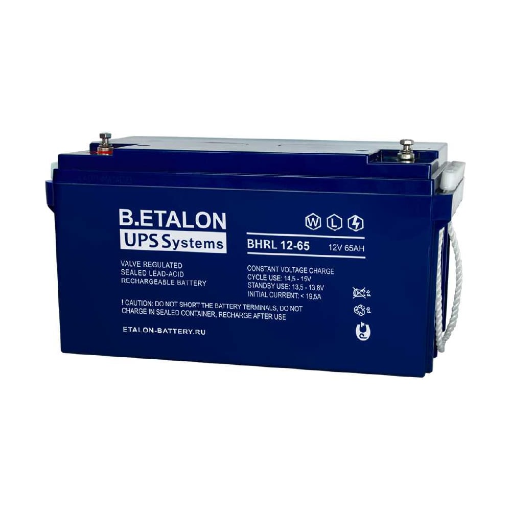 Изображение товара Аккумуляторная батарея Etalon Battery B.ETALON (12В / 65 Ач) BHRL 12-65