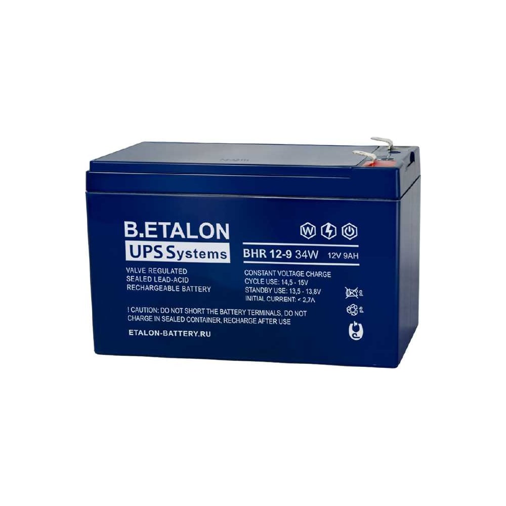 Изображение товара Аккумуляторная батарея Etalon Battery B.ETALON 12В 9 Ач AGM F2