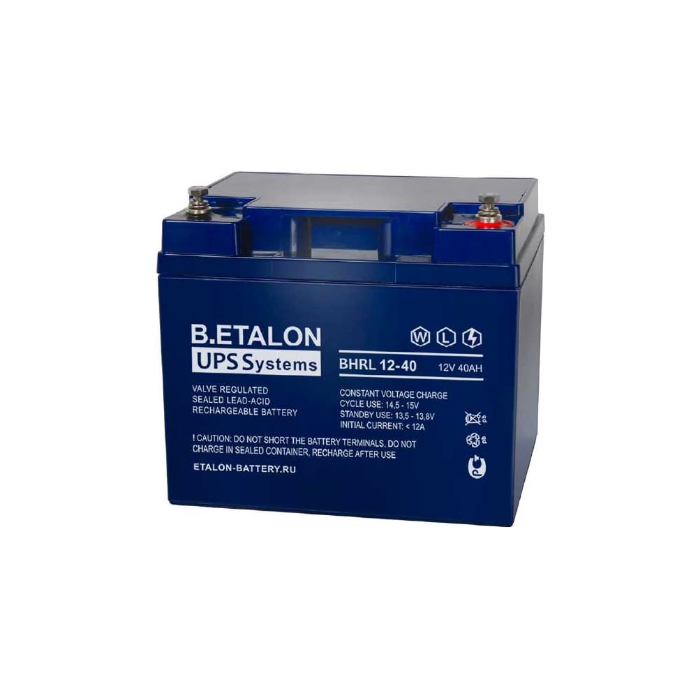 Изображение товара Аккумуляторная батарея Etalon Battery B.ETALON BHRL 12-40 12В 40 Ач AGM