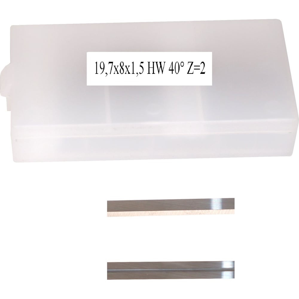 Изображение товара Сменный твердосплавный нож FHONK 19.7х8х1.5 мм упак 10 шт