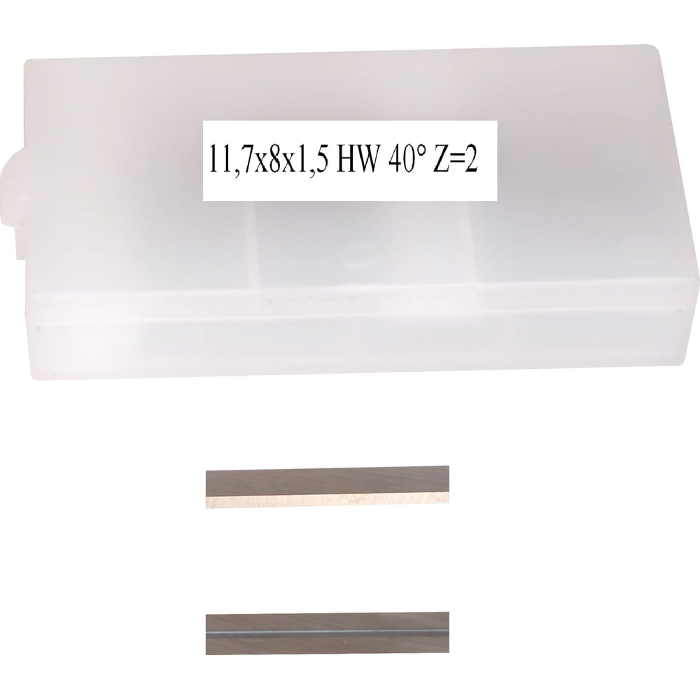 Изображение товара Сменный твердосплавный нож FHONK 11.7х8х1.5 HW 40 Z=2 (упаковка 10 шт)