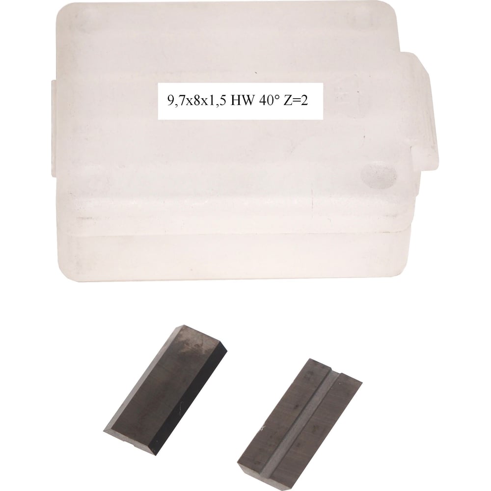 Изображение товара Нож сменный твердосплавный FHONK 9.7х8х1.5 HW 40 Z=2 (упаковка 10шт) 97815FK07-10