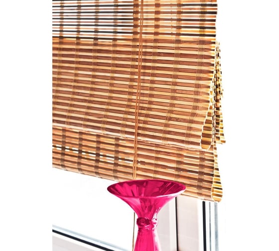 Изображение товара Римская штора Эскар бамбук, микс, 80х160 см 72959080160