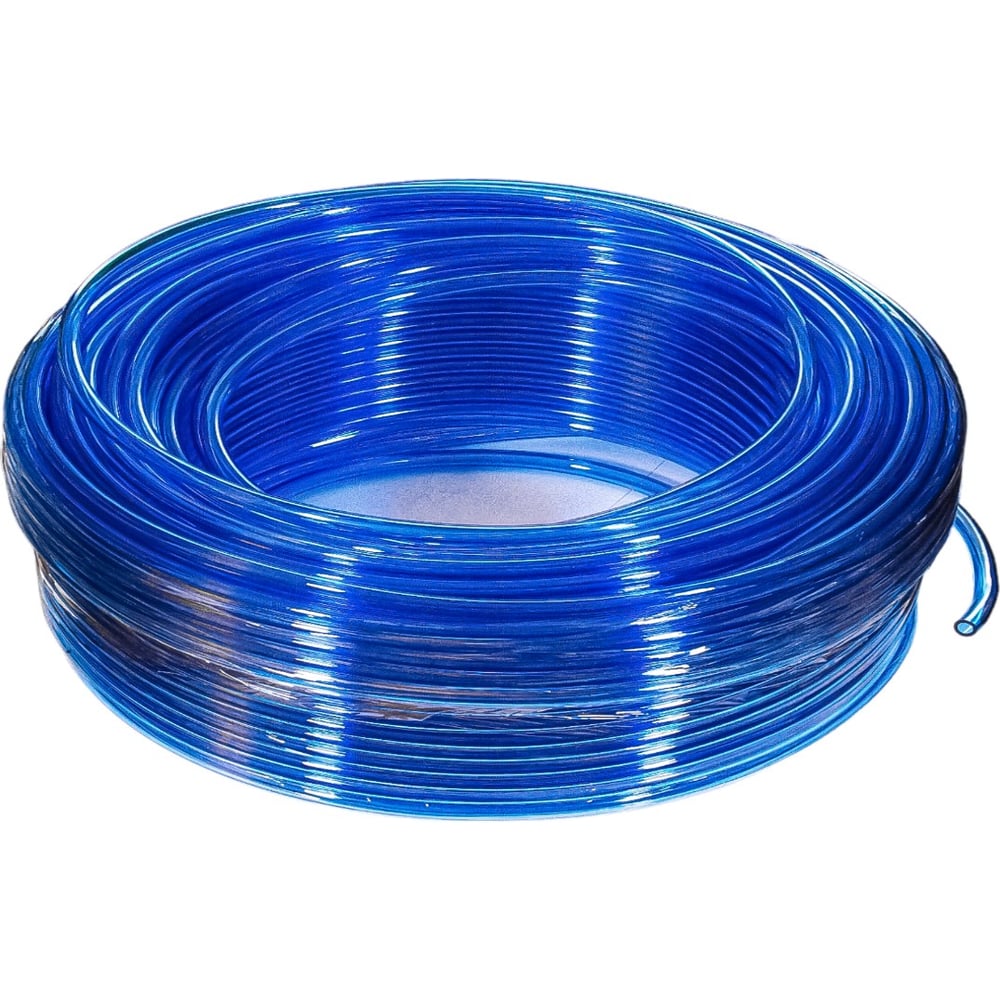 Изображение товара Пневматическая трубка NBPT PU98 6-4 50М прозрачная голубая