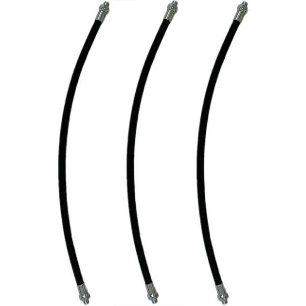 Изображение товара Гибкий шланг MasloSmenka 12х500 мм комплект 3 шт для смазочных шприцев