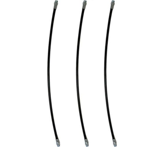 Изображение товара Гибкий шланг MasloSmenka 8х500 мм для смазочных шприцев М10х1,комплект 3 шт., 020208-03