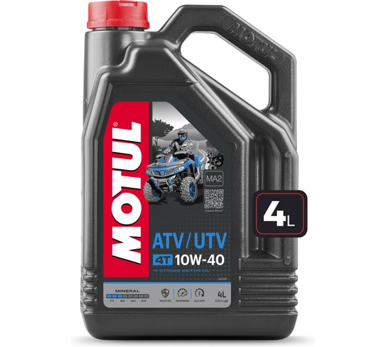 Изображение товара Масло моторное MOTUL ATV-UTV 4T 10W40 4 л 113921