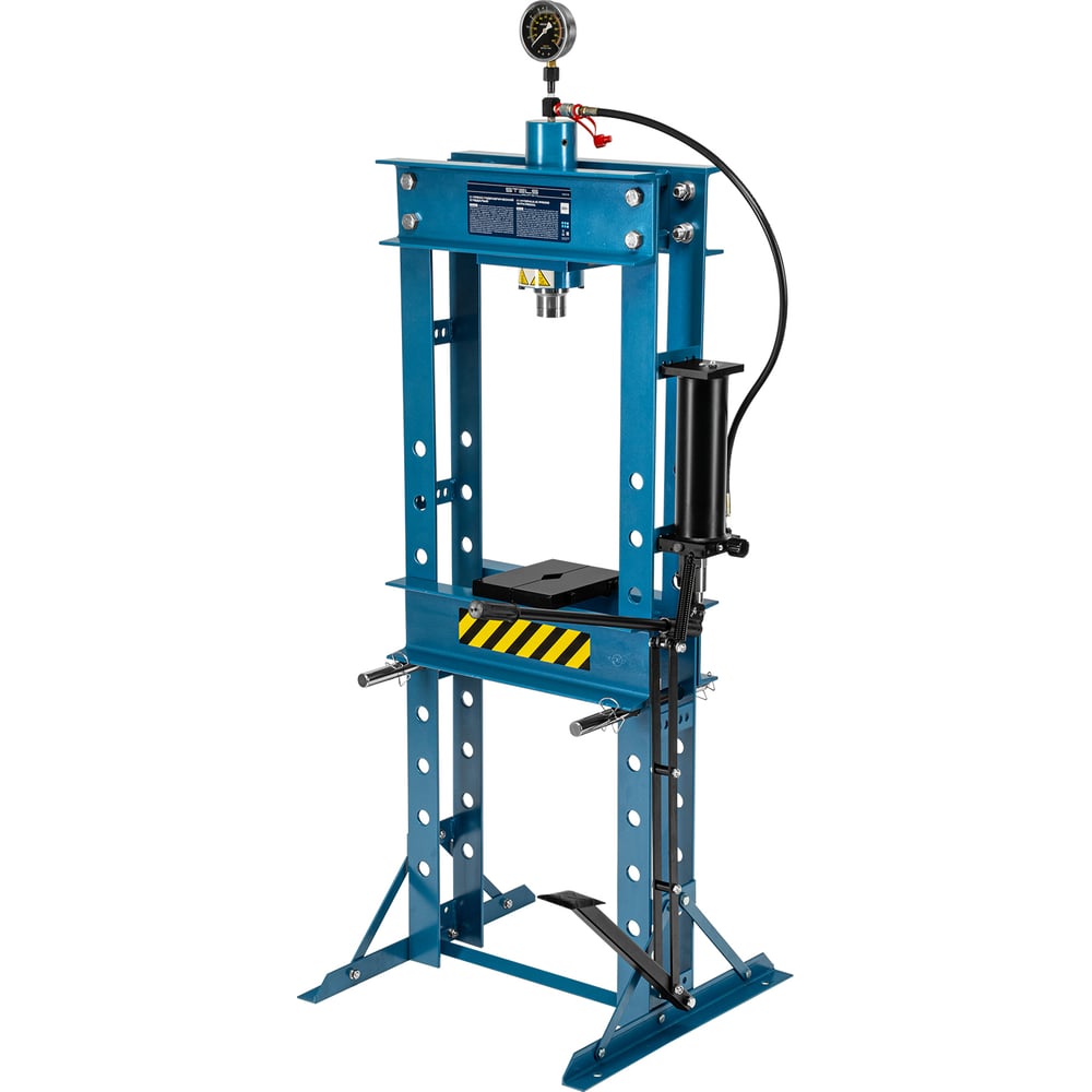 Изображение товара Пресс гидравлический STELS с манометром и педалью, 30 т // 52316