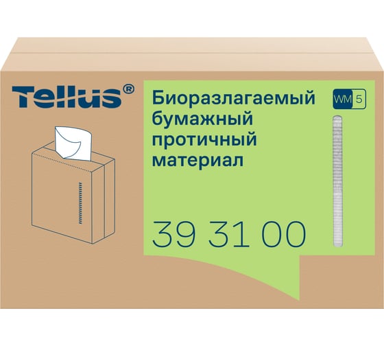 Изображение товара Биоразлагаемый бумажный протирочный материал Tellus(TORK) 393100