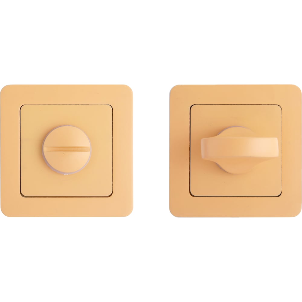 Изображение товара Сантехническая завертка к ручкам Аллюр ART COLOR BK-S1 LY(C4200) песочный для монтажа и фиксации са