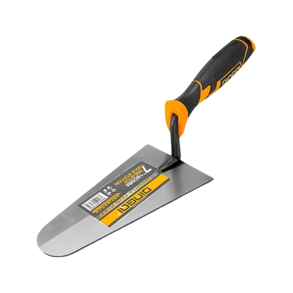 Изображение товара Мастерок каменщика DINGQI 180 мм с прорезиненной рукоятью