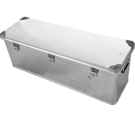 Изображение товара Алюминиевый ящик РИФ усиленный с замком 1176х385х412 мм ДхШхВ E1176385412