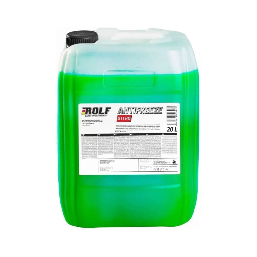 Изображение товара Антифриз Rolf Antifreeze HD G11 green -40 20л для холодных условий
