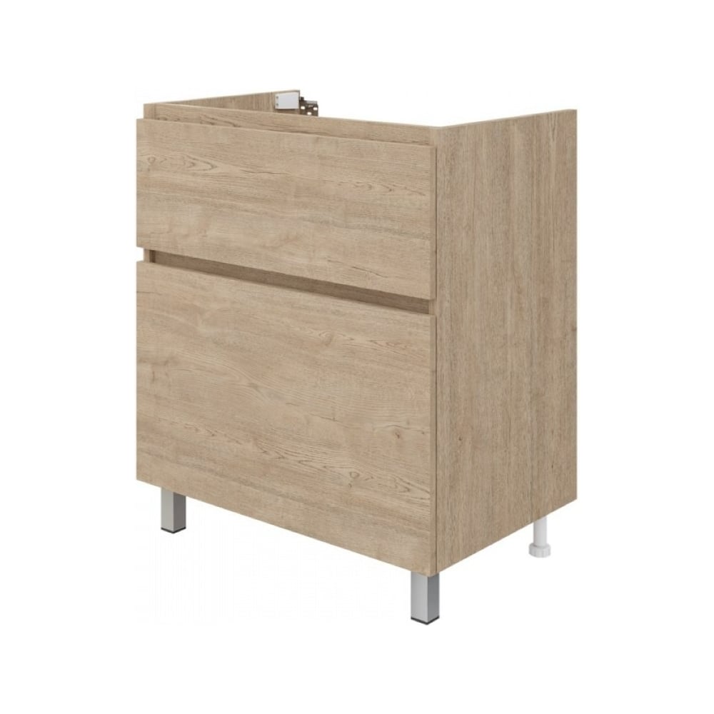 Изображение товара Тумба напольная для ванной Teymi Laina светлое дерево 70 см с ящиками