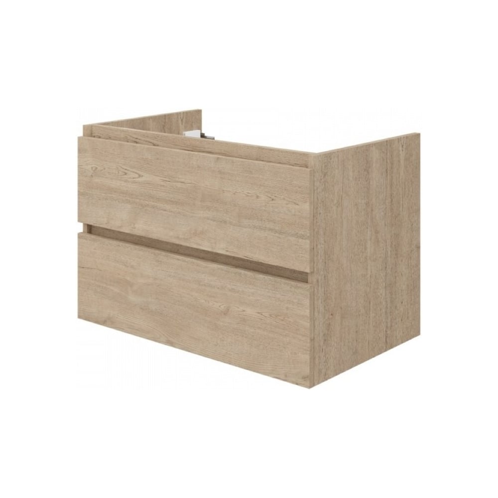 Изображение товара Подвесная тумба для ванной Teymi Laina 75 см светлый дуб с двумя ящиками