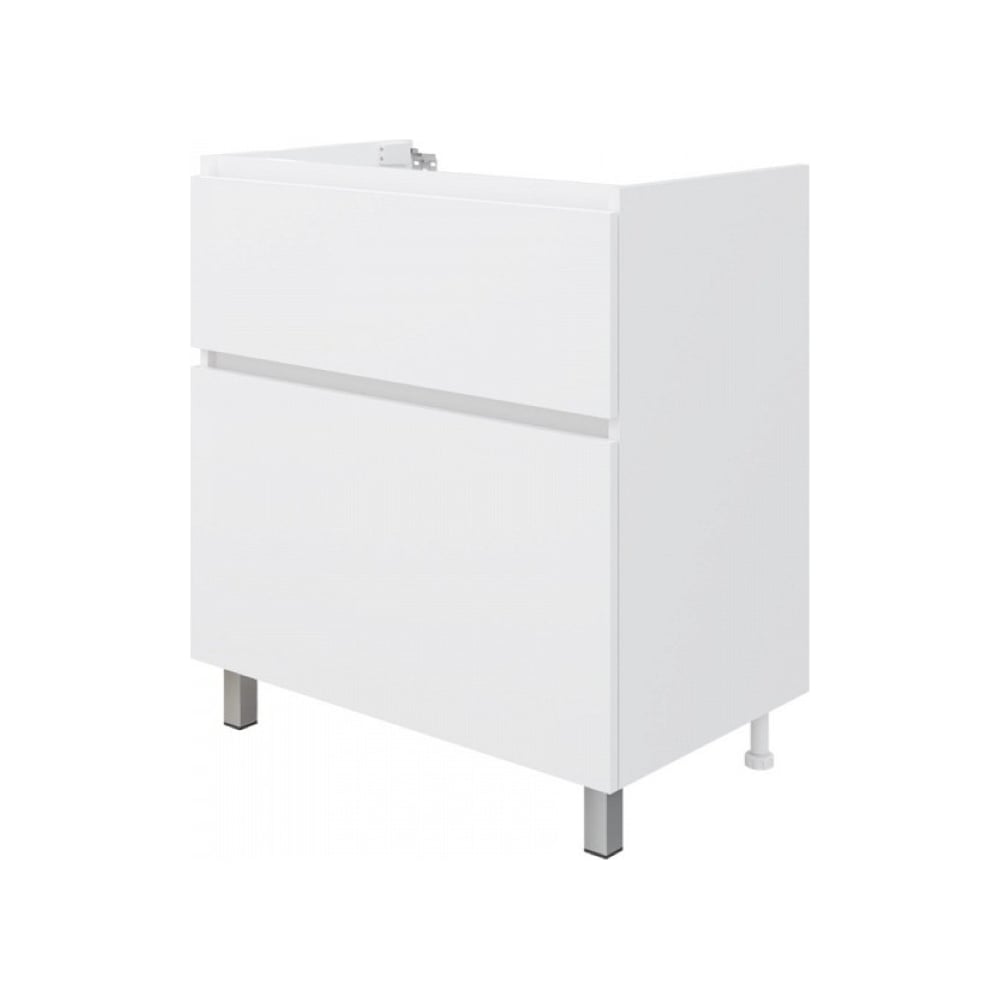 Изображение товара Напольная тумба для ванной Teymi Laina белая 75 см с двумя ящиками