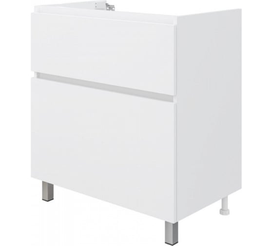 Изображение товара Тумба напольная для ванной Teymi 75 см Laina корпус белый фасад матовый белый T60819 ЦБ-00285279