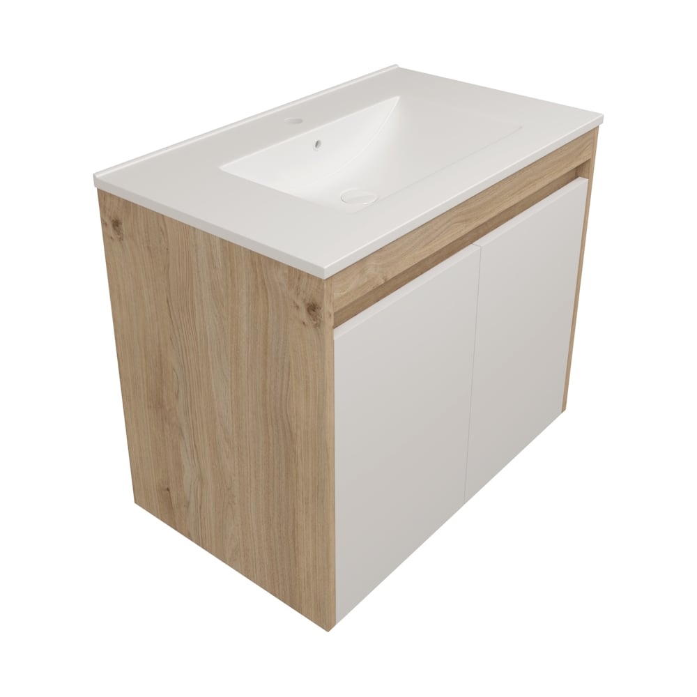 Изображение товара Тумба подвесная для ванной Teymi 75 см Netta корпус бежевый