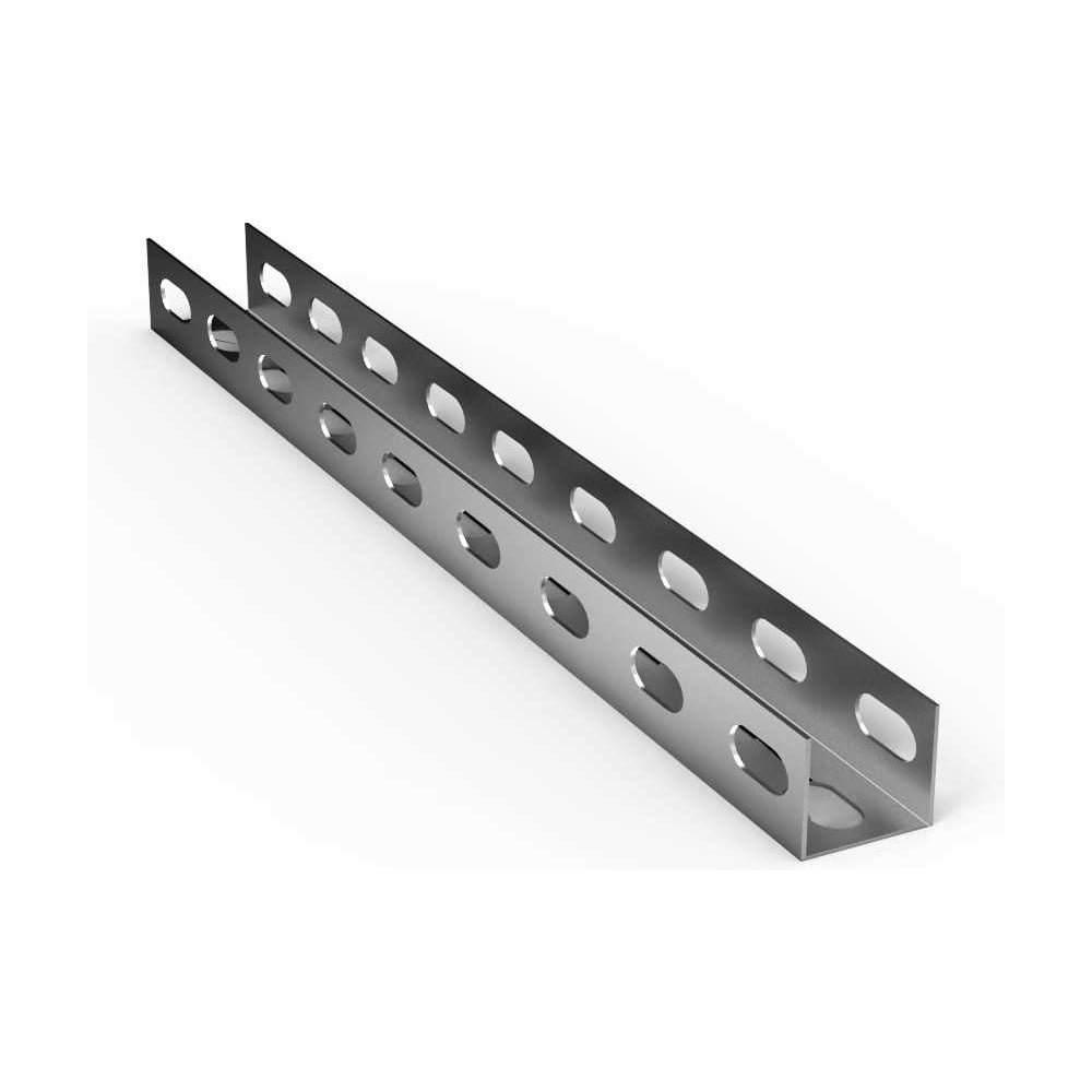 Изображение товара Монтажный У-образный профиль 30х30х30х1000мм оцинкованный упаковка 8шт