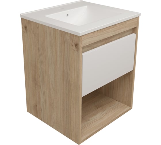 Изображение товара Фасад для тумбы в ванную Teymi 50 см Vitra цвет белый T60406 ЦБ-00284753