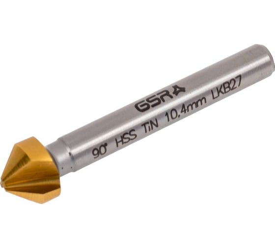Изображение товара Зенковка CBN (10.4 мм; 90 градусов; HSSG-TiN; DIN335 C) GSR B04043104