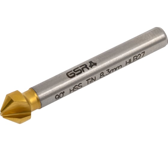 Изображение товара Зенковка CBN (8.3 мм; 90 градусов; HSSG-TiN; DIN335 C) GSR B04043083