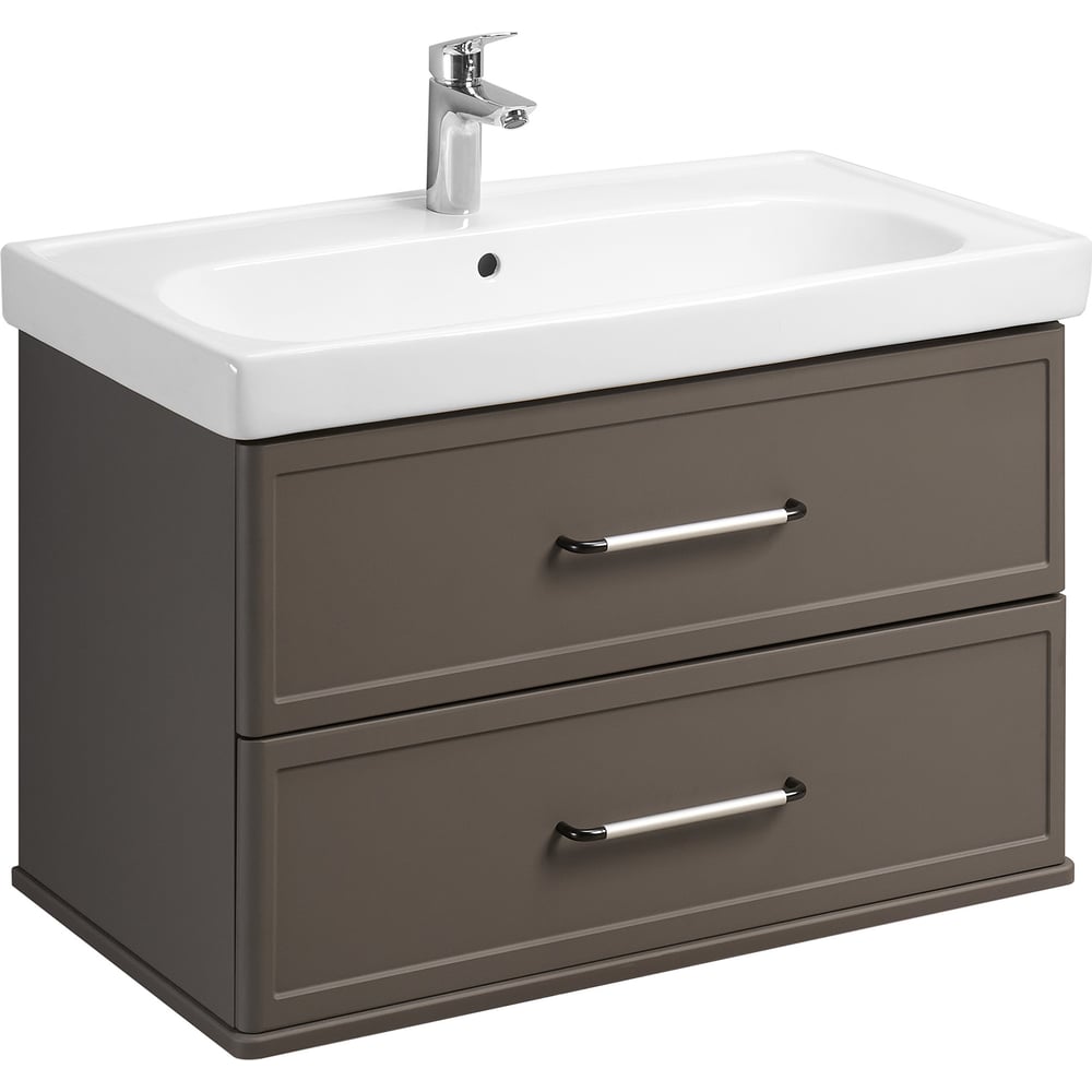 Изображение товара Тумба под раковину AQUATON Нео-Классика 65 с двумя ящиками мускат