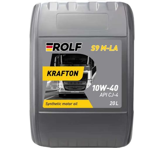 Изображение товара Моторное масло Rolf Krafton S9 M-LA 10W-40 20л 102403