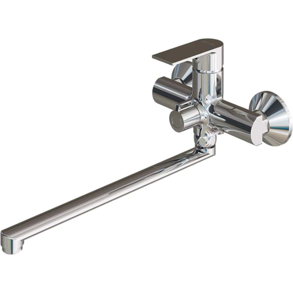 Изображение товара Кронштейн для ванны Knotlor KN-33 с поворотным изливом и хромированным покрытием