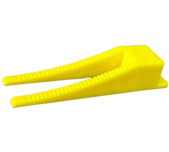 Изображение товара Клин для выравнивания плитки 23 Болта многоразовый, жёлтый, 500 шт К00004949ф500